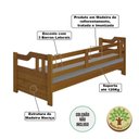 Ver imagem 3 de Cama Zurique Mona Solteiro Madeira Maciça com Acabamento Premium