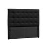Cabeceira Casal Sonhare 140 Cm Corino Preto - D'monegatto - 2