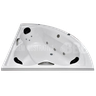 Banheira de Canto Veneza Completa com Hidro em Acrílico -220v (1,57x1,57x0,51) - 1