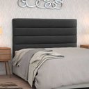 Ver imagem 1 de Cabeceira Estofada Queen Size Greta D Monegatto Preto