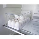 Ver imagem 2 de Kit 2 Organizadores de Ovos Clear Fresh Porta Ovos Empilhável Organizador de Geladeira 36 Ovos ou