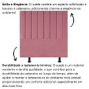 Ver imagem 5 de Cabeceira Estofada Cama Casal Queen Size 160 Cm Karla Suede:rosê