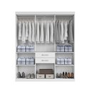 Ver imagem 3 de Guarda Roupa Roupeiro 07 Portas 02 Gavetas Branco Aramóveis