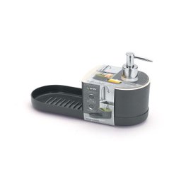 Dispenser Para Detergente, Bucha E Sabão By Arthi - Branco - 2