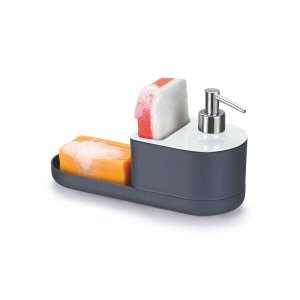 Dispenser Para Detergente, Bucha E Sabão By Arthi - Branco
