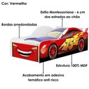 Ver imagem 4 de Cama Carro Juvenil Mdf 158x73 Cm 4040 Vermelho Decmade