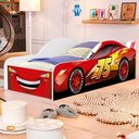 Ver imagem 2 de Cama Carro Juvenil Mdf 158x73 Cm 4040 Vermelho Decmade