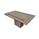 Ver imagem 1 de Mesa de Jantar Mármore Travertino Modelo Lisboa 2,00x1,00