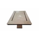 Ver imagem 5 de Mesa de Jantar Mármore Travertino Modelo Lisboa 2,00x1,00