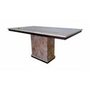 Ver imagem 4 de Mesa de Jantar Mármore Travertino Modelo Lisboa 2,00x1,00