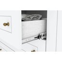 Ver imagem 5 de Guarda Roupa Solteiro 4 Portas e 4 Gavetas Americano Branco - Henn