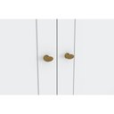 Ver imagem 6 de Guarda Roupa Solteiro 4 Portas e 4 Gavetas Americano Branco - Henn