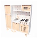 Ver imagem 2 de Cozinha Infantil com Geladeira Petit Kit Livro Educativo em Madeira | Eita Casa Perfeita