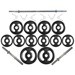 Kit Anilhas e Barras para Musculação - 23 Peças - 2