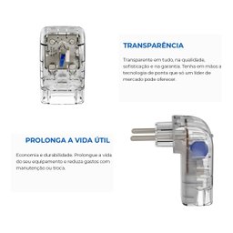 Protetor Surtos Raios Dps Pocket Plug 2 Pinos 10191 Clamper - 6