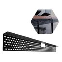 Ver imagem 1 de Calha Organizadora de Cabos e Fios para Mesa:preto