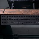 Ver imagem 6 de Calha Organizadora de Cabos e Fios para Mesa:preto