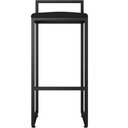 Ver imagem 6 de Kit 02 Banquetas Alta Para Cozinha Sala De Jantar Hanna L02 Preto Corano Preto - Lyam Decor