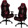 Kit 2 Cadeiras Gamer Office Giratória Elevação A Gás Bc3 Camuflado Vermelho Blood Dusk - 1