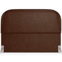 Ver imagem 5 de Cabeceira Cama Box Casal 140cm Orgânica Lanna W01 Couríssimo Marrom - Lyam Decor