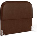 Ver imagem 1 de Cabeceira Cama Box Casal 140cm Orgânica Lanna W01 Couríssimo Marrom - Lyam Decor