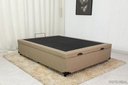 Ver imagem 2 de Base Box com Bau de Casal 1,38 So1clique - Linho Bege