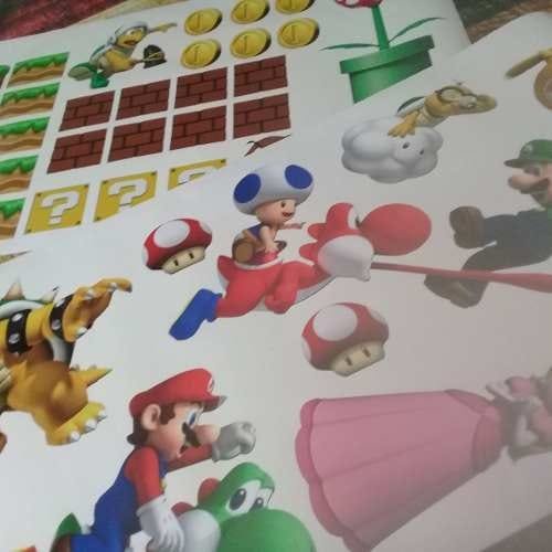 Kit com 15 unidades Jogo da Velha Mario Bros