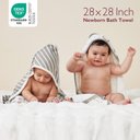 Ver imagem 6 de Momcozy Baby Hooded Towel 2 Peças Toalha Infantil 28"x28" Céu Estrelado