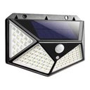 Ver imagem 5 de Luminária Parede Solar 100 Leds Bateria Luz Balizador Jardim