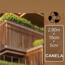 Ver mais imagens de Painel Brise de Madeira Ecológica 290cm x 15cm x 50mm Formaco Decor Marrom/Canela