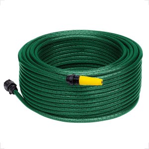 Mangueira de Jardim 50m Slim com Esguicho Reforçada Flexível:verde