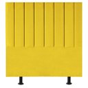 Ver imagem 2 de Cabeceira Estofada Cama Box Solteiro 100 Cm Sophia Suede:amarelo