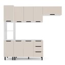 Ver imagem 4 de Armário de Cozinha Modulada Completa 4 Peças 240cm sem Tampo 250054 Meena Politorno Móveis