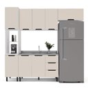 Ver imagem 3 de Armário de Cozinha Modulada Completa 4 Peças 240cm sem Tampo 250054 Meena Politorno Móveis