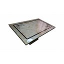 Ver imagem 1 de Mesa de Mármore Travertino Modelo Hatta com Arabesco 1,60x0,80