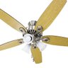 Ventilador Teto Hunter Fan Builder Plus Niquel 5 Pás com Luminária 127V com Controle Remoto St50061 - 7