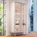 Ver imagem 7 de Cristaleira Évora Off White - Hb Móveis