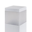 Ver imagem 1 de Poste Balizador 30cm para Jardim em Alumínio para Lâmpada E27 - Branco St1301