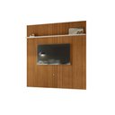 Ver imagem 3 de Estante Home Theater com Bancada Suspensa Luna com Mesa de Centro Frizz Cinamomo Off White - Madetec