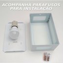 Ver imagem 3 de Arandela 5 Vidros Preta + Lâmpada Led E27 10w 6000k