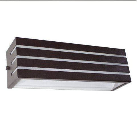 Kit 3 Arandela Frisada 30cm Para Lâmpada E27 Luminária Marrom