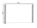 Ver imagem 3 de Manta para Sofá Italiana Off White Multicor Algodão