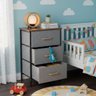 Comoda Armario Organizador 3 Gaveta Porta Objeto Roupa Livro Sapato Quarto Sala Casa Closet Banheiro - 2