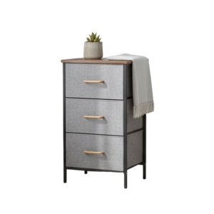 Comoda Armario Organizador 3 Gaveta Porta Objeto Roupa Livro Sapato Quarto Sala Casa Closet Banheiro