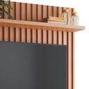 Ver imagem 4 de Rack para Sala com Painel Ripado para Tv 55 Pol Egon D03 Freijó - Lyam Decor