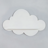 Trio De Prateleiras De Nuvens Nichos Decoração Quarto Bebê 9mm:Branco - 4