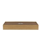 Ver imagem 3 de Plafon Madeira Retângular 120x10cm - 02 Luzes G12 - Freijó