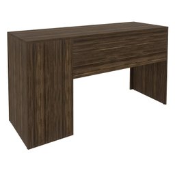 Mesa para Escritório ou Escrivaninha 1,36m com 3 Gavetas Várias Cores Me4102 Tecno Mobili - Nogal - 4