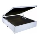 Ver imagem 1 de Base Box Baú Casal 1,38 X 1,88 Lacrado Chapa Compensado - Branco