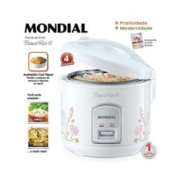Panela Elétrica Mondial Bianca Rice 4 NPE-05 5 Xícaras 400W 220V - 3